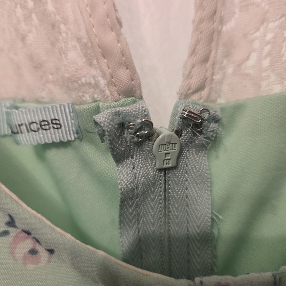 Maurices Pale Green Dress With Flowers Womens Sz Xxl - Picture 8 of 10